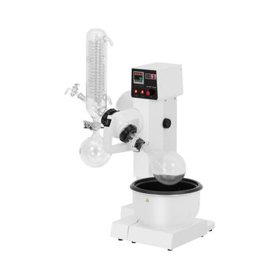 Rotatieverdamper - roterende verdamperkolf 2 l - opvangkolf 1 l - waterbad 2 l