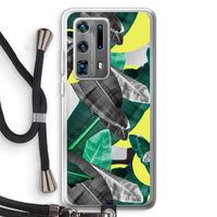 Fantasie jungle: Huawei P40 Pro Plus Transparant Hoesje met koord