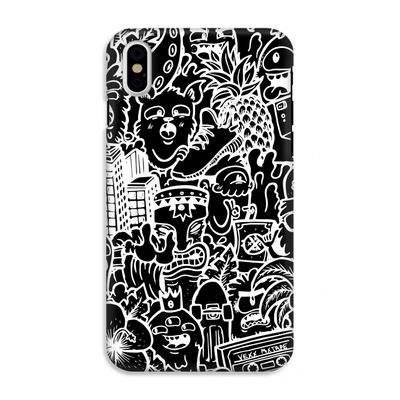 Vexx Black Mixtape: iPhone XS Tough Case