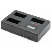 ChiliPower Canon LP-E17 Triple Lader - Laadt 3 accu's, ook tegelijkertijd