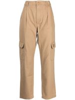 CHOCOOLATE pantalon cargo à logo brodé - Marron