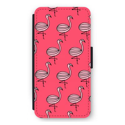 Flamingo: iPhone 12 Pro Max Flip Hoesje