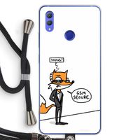 GSM secure: Honor Note 10 Transparant Hoesje met koord