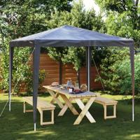 VidaXL Partytent professioneel 90 g/m² 2,5x2,5 m antraciet