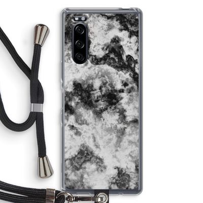 Onweer: Sony Xperia 5 Transparant Hoesje met koord
