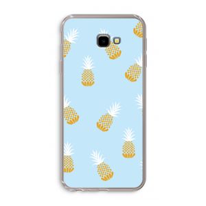 Ananasjes: Samsung Galaxy J4 Plus Transparant Hoesje