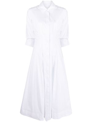 Simkhai robe Jazz à coupe mi-longue - Blanc