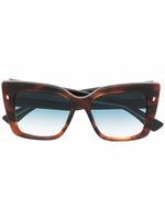 DSQUARED2 EYEWEAR lunettes de soleil à monture carrée - Marron