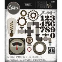 Sizzix • thinlits 37pcs die set vault industrial by tim holtz