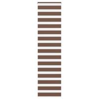 VidaXL Zebra rolgordijn 60x230 cm stofbreedte 55,9 cm polyester bruin