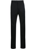 Lardini off-centre straight-leg trousers - Noir