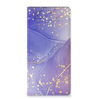 Bookcase voor Samsung Galaxy A15 Watercolor Paars - thumbnail