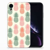 Apple iPhone Xr Siliconen Case Ananas - thumbnail