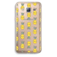 Ananas: Samsung Galaxy J3 (2016) Transparant Hoesje