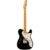 Fender Vintera II 60s Telecaster Thinline MN Black elektrische gitaar met gigbag