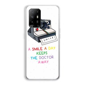 Smile: Oppo A95 5G Transparant Hoesje