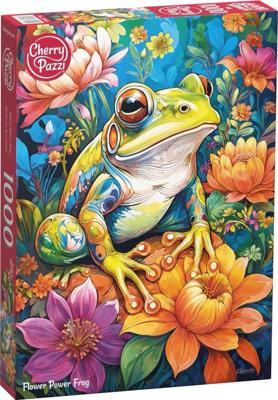 Flower Power Frog Puzzel 1000 Stukjes