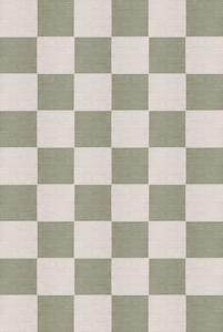 Layered - Vloerkleed Chess Wool Rug Sage - 140x200 cm