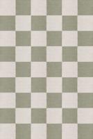 Layered - Vloerkleed Chess Wool Rug Sage - 140x200 cm - thumbnail