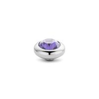 Melano Vivid Basic CZ Steentje Tanzanite | Zilver