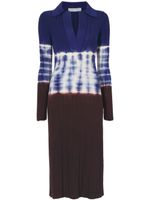 Proenza Schouler White Label robe en maille à motif tie dye - Bleu