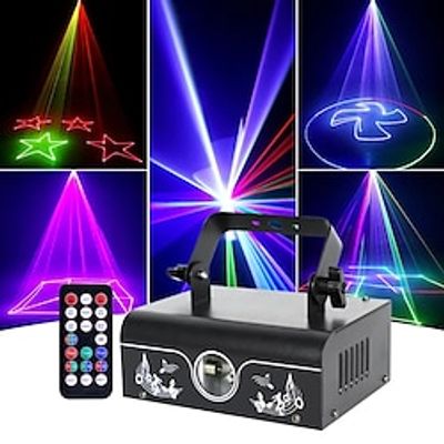 YSH Indoor Animatio Laserprojector Kleur Disco Feestverlichting DMX Controller Outdoor Podiumverlichting Kerst Bruiloft Festival Lightinthebox