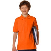 Oranje poloshirt voor jongens XL (12/14)  -
