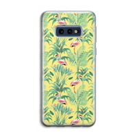 Flamingo party: Samsung Galaxy S10e Transparant Hoesje