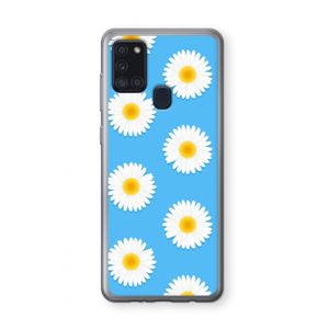 Margrietjes: Samsung Galaxy A21s Transparant Hoesje