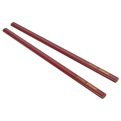 Stanley handgereedschap Timmermanspotlood | Rood | 30cm | 2x - STHT0-72997