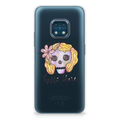 Silicone Back Case Nokia XR20 Boho Skull