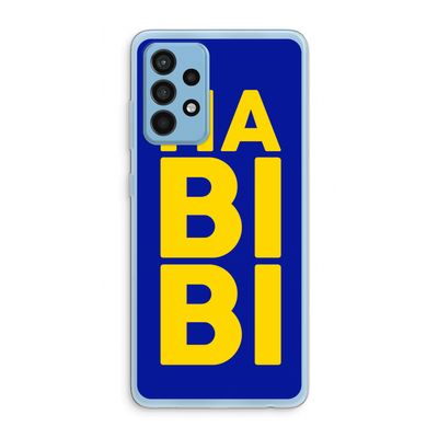 Habibi Blue: Samsung Galaxy A52 Transparant Hoesje
