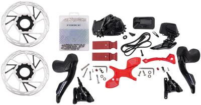 SRAM schakelgroep-set "force axs e1". set force axs e1 2x disc fm cl