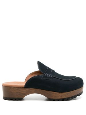 Sarah Chofakian mules Sarah en cuir - Bleu
