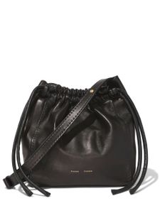 Proenza Schouler sac porté épaule en cuir à lien de resserrage - Noir