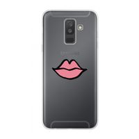 Kusje: Samsung Galaxy A6 Plus (2018) Transparant Hoesje