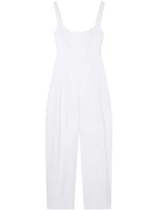 Stella McCartney corset-style wide-leg jumpsuit - Blanc