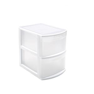 PlasticForte Ladeblok - 2 lades - bureau organizer - 39 x 29 x 40 cm