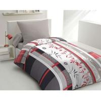 Completo letto in microfibra - HOME LINGE PASSION - SHIZUOKA - Copripiumino 140 x 200 cm + 1 federa 63 x 63 cm - Blu