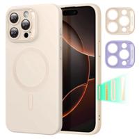 iPhone 16 Pro Max Cloud Soft Magnetic Case (Camera Control) - Light Tan iPhone 16 Pro Max Cloud Soft Magnetic Case (Camera Control) - Light Tan