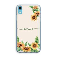 Zonnebloemen: iPhone XR Transparant Hoesje