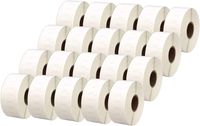 20X Dymo 99010/S0722370 - Compatible Labels - 2600 Labels - Labels/rol 28x89mm - Geschikt voor Dymo Labelwriter 310, 320, 330, 4 XL, 400, 400 DUO, 400 TURBO, 400 TWIN TURBO, 450, 450 DUO, 450 TURBO, 450 TWIN TURBO - thumbnail