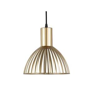 Leitmotiv - Pendant lamp Lignes Round gold painted