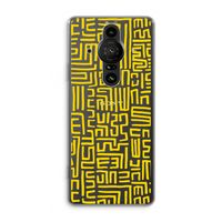 Majorelle Blue Print: Sony Xperia Pro-I Transparant Hoesje