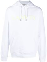 Lanvin hoodie à logo brodé - Blanc