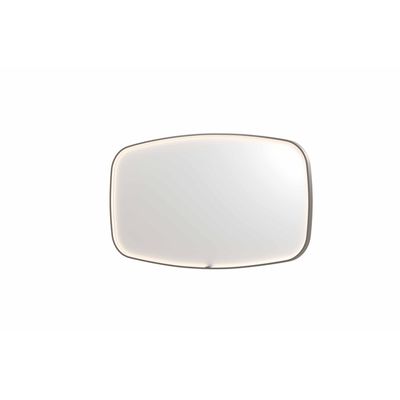 INK SP31 spiegel - 140x4x80cm contour in stalen kader incl dir LED - verwarming - color changing - dimbaar en schakelaar - geborsteld RVS 8409873