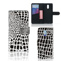 Nokia 2.3 | Telefoonhoesje | Met pasjeshouder | Slangenprint
