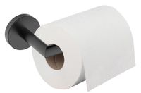 Mueller Hilton toiletrolhouder met vaste arm mat zwart - thumbnail