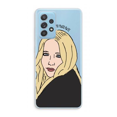 Mary Kate: Samsung Galaxy A73 Transparant Hoesje