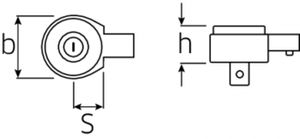 Stahlwille 735/20 58250020 Insteekratel 1/2 (12.5 mm)